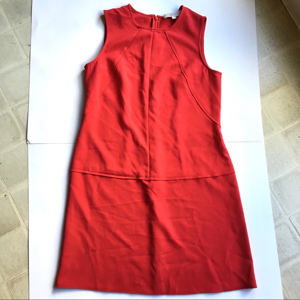 Loft Petite Red dress ¡¡Host Pick!!!